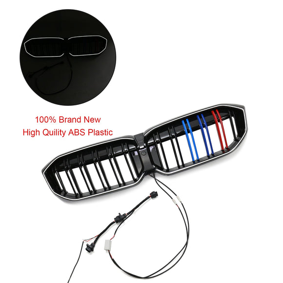 BMW 2023-2024 Série 3 G20 G21 320i/330i/M340i/318i/320d Calandre avant double ligne noire