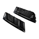 Audi A4 B9 2016-2018 Parrilla de luz antiniebla delantera estilo panal estándar Parachoques delantero Parrilla inferior negra-8