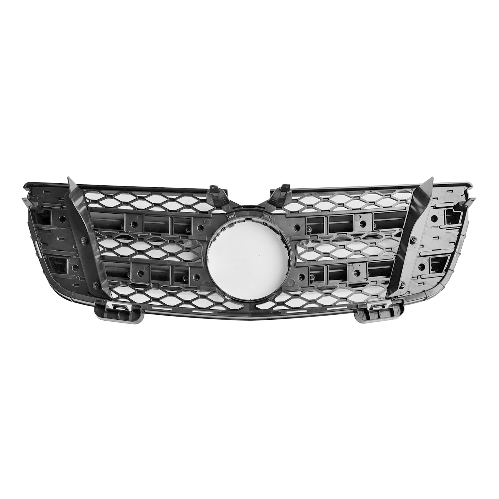 Grille de pare-chocs avant en chrome noir pour Mercedes Benz Classe GL X164 GL320 2007-2009