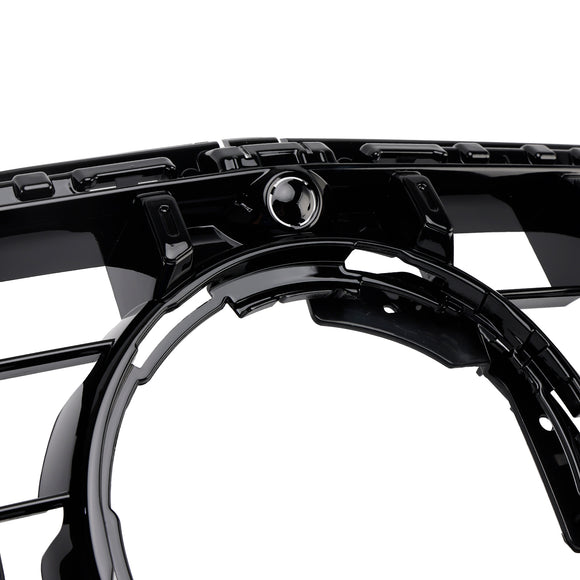 Classe Mercedes CLA W118 Grade dianteira preta estilo GTR C118 2024-2025