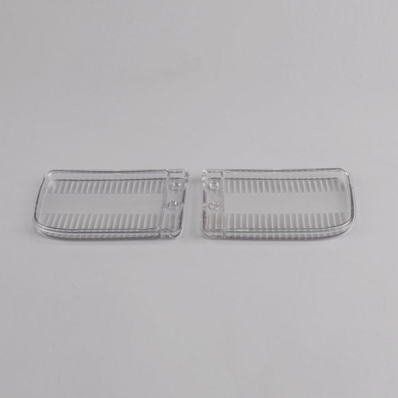 1982-1991 BMW E30 318i 318is Pair Front Bumper Fog Lights Clear Plastic Lens