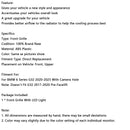 Grade frontal preta brilhante em forma de rim para BMW Série 6 G32 2020-2025-12