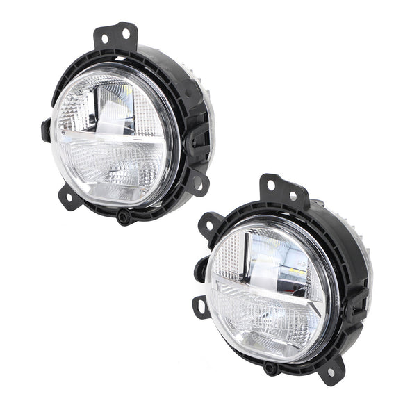 BMW Mini F55 F56 F54 F57 Front Bumper Left & Right Fog Light Lamp 63177329171 63177329172
