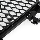 2012-2016 Audi A4/A4 Sline/S4 B8.5 Calandre avant noire en nid d'abeille de style RS avec emblème en anneau argenté-7