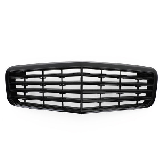 2007-2009 Mercedes Benz E-Class W211 E350 E500 E63 Front Bumper Grille Gloss Black Grill