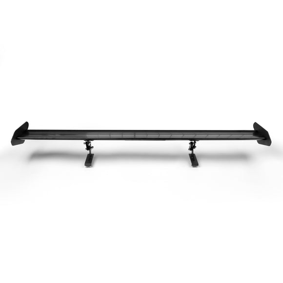 Alerón trasero de aluminio ajustable para maletero, alerón de carreras Universal, color negro, 14#