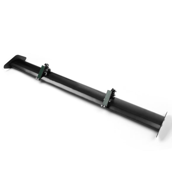 Alerón trasero de aluminio ajustable para maletero, alerón de carreras Universal, color negro, 14#