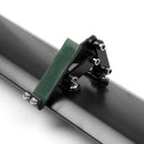 Alerón trasero de aluminio ajustable para maletero, alerón de carreras Universal, color negro, 14#-4