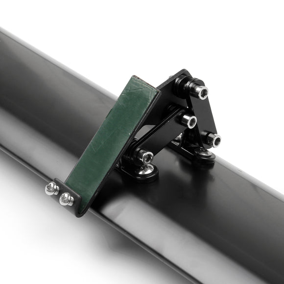 Alerón trasero de aluminio ajustable para maletero, alerón de carreras Universal, color negro, 14#