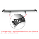 Alerón trasero de carreras GT de aluminio ajustable con escotilla Universal de 135 cm, color negro-3