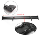 Alerón trasero de carreras GT de aluminio ajustable con escotilla Universal de 135 cm, color negro-4