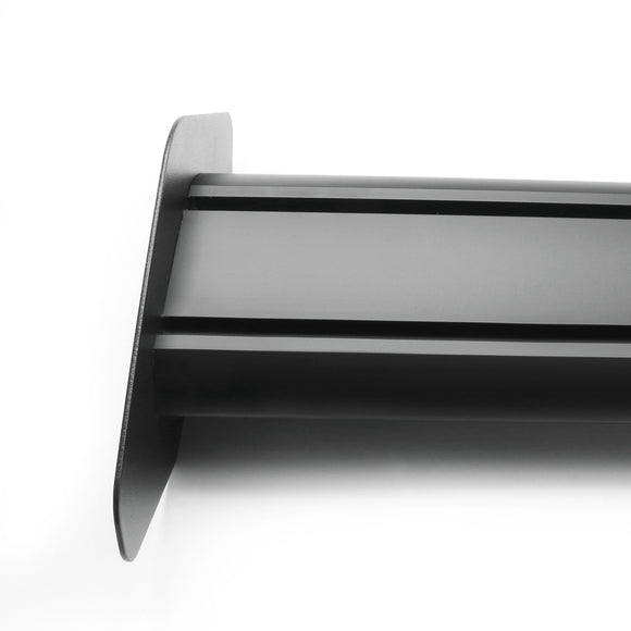 Alerón trasero de carreras GT de aluminio ajustable con escotilla Universal de 135 cm, color negro