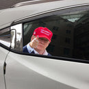 Autocollant de fenêtre de voiture, taille d'une personne, trajet en passager avec le président Trump 2020 R-5