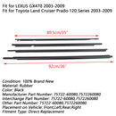 2003-2009 4PCS Toyota Land Cruiser Prado 120-serie Tochtstrip Vensterriemlijst 75722-60080 7572260080 (kopie)-2