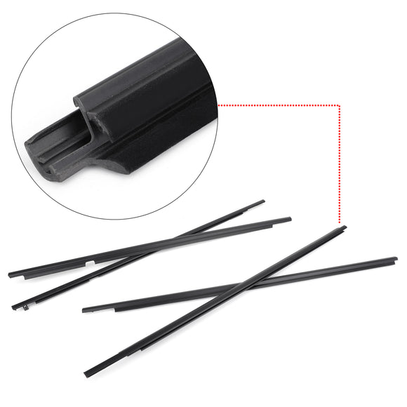 2003-2009 4PCS Toyota Land Cruiser Prado 120-serie Tochtstrip Vensterriemlijst 75722-60080 7572260080 (kopie)
