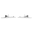 BMW X3 X4 F25 F26 Pair Chrome Front Side Fender Trim Finisher 51117338569570 51117338569-6