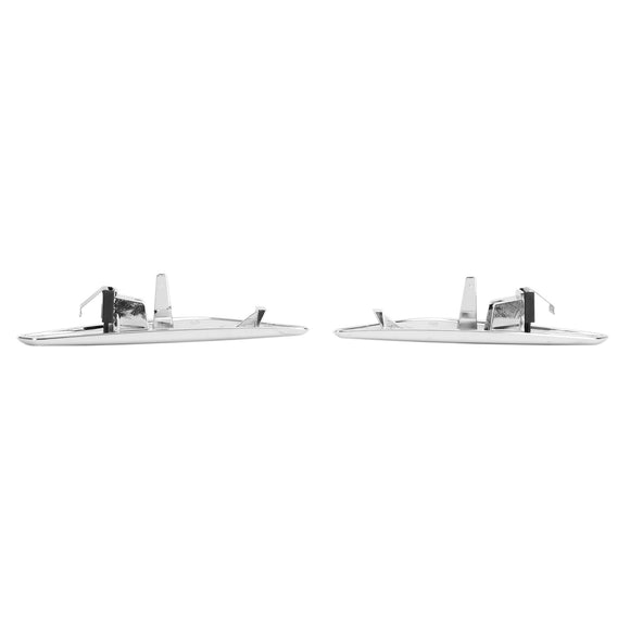 BMW X3 X4 F25 F26 Pair Chrome Front Side Fender Trim Finisher 51117338569570 51117338569