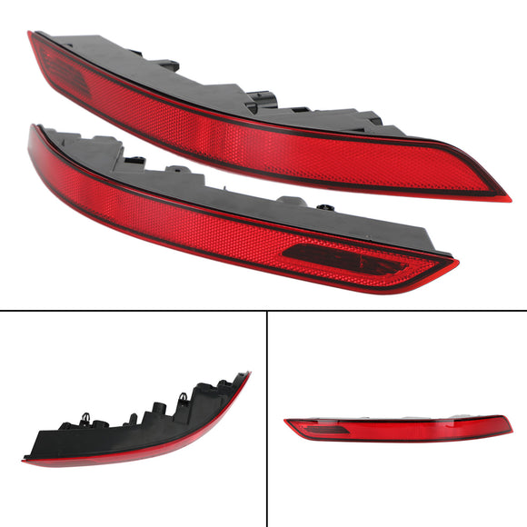 Pair Rear Bumper Fog Reflector Light 95863110510/610 For Porsche Cayenne 2015-2017