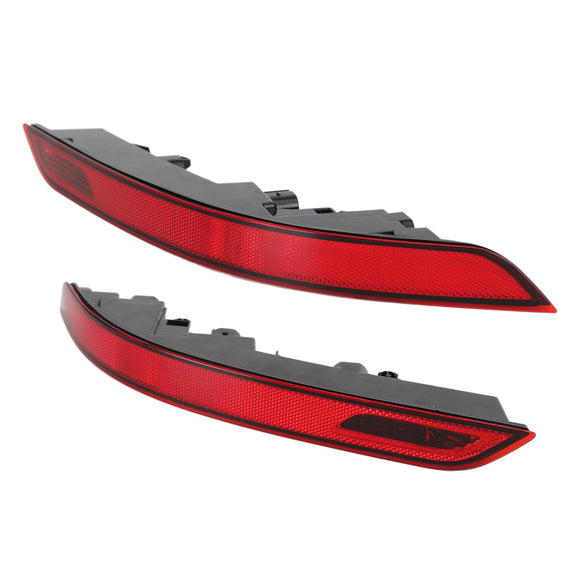 Pair Rear Bumper Fog Reflector Light 95863110510/610 For Porsche Cayenne 2015-2017