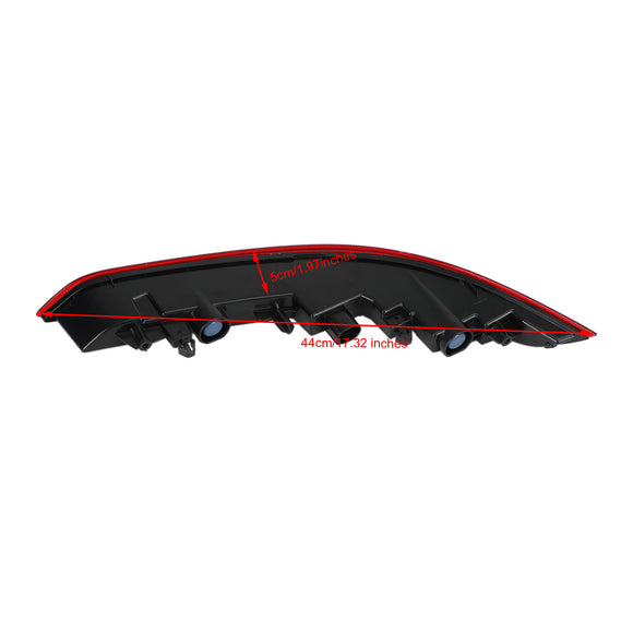 Pair Rear Bumper Fog Reflector Light 95863110510/610 For Porsche Cayenne 2015-2017