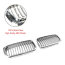 BMW 1994-2001 BMW 7 Series E38 740i/740iL/750iL/728i/735i Front Kidney Grill Chrome Grille-10