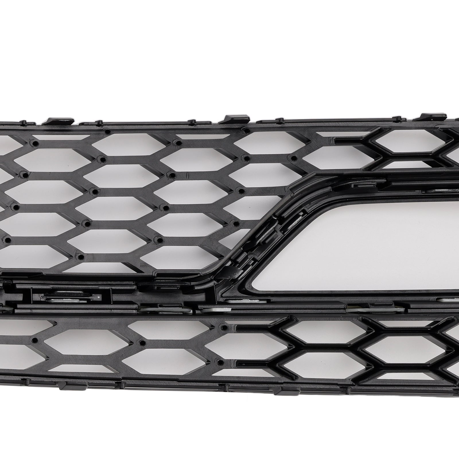 2013-2016 Audi A5 Sline / S5 2PCS Front Fog Lamp Black Grill Honeycomb Replacement Grille