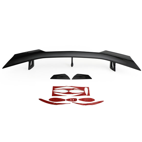 Alerón trasero para maletero estilo ZL1 1LE, color negro brillante, compatible con Chevy Camaro 2016-2022