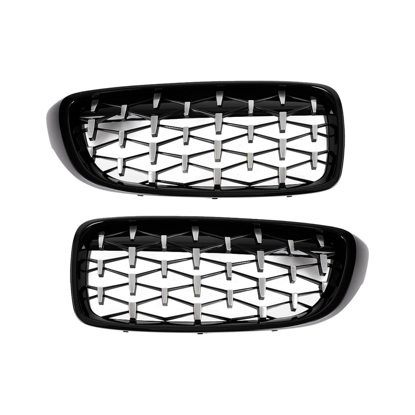 Grille de calandre supérieure avant Diamond Grill pour BMW Série 4 F32/F33/F36/F82 430i/440i/420i/428i/420d/M4 2014-2018