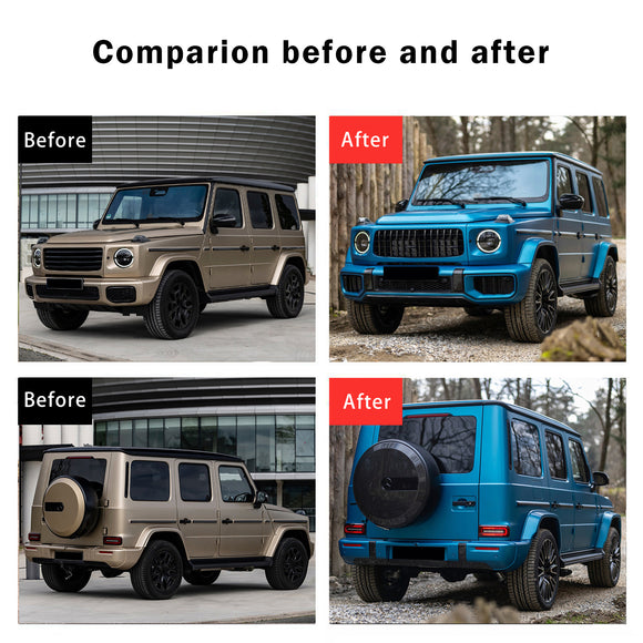 2025-2026 Body Mercedes Benz G-CLASS G450d G500 G550 G580 W465 Body Kit Bumper Upgrade To G63 AMG Style