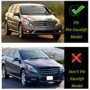 Mercedes Benz R-Klasse W251 GT Style Frontgrill 2005-2010 Lufteinlass Kühlergrill Stoßstange Chromgrill mit Stern-Emblem-4