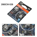 2x For OSRAM 2980CW Car Auxiliary Bulbs LED W5W 12V1.5W W2.1x9.5d-1