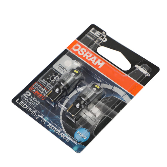 2x For OSRAM 2980CW Car Auxiliary Bulbs LED W5W 12V1.5W W2.1x9.5d