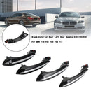Poignée de porte extérieure noire, 4 pièces, 51217231931/32/33/34, pour BMW F10 F01 F02 F06 F11-1
