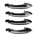 Poignée de porte extérieure noire, 4 pièces, 51217231931/32/33/34, pour BMW F10 F01 F02 F06 F11-4