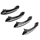 Poignée de porte extérieure noire, 4 pièces, 51217231931/32/33/34, pour BMW F10 F01 F02 F06 F11-2