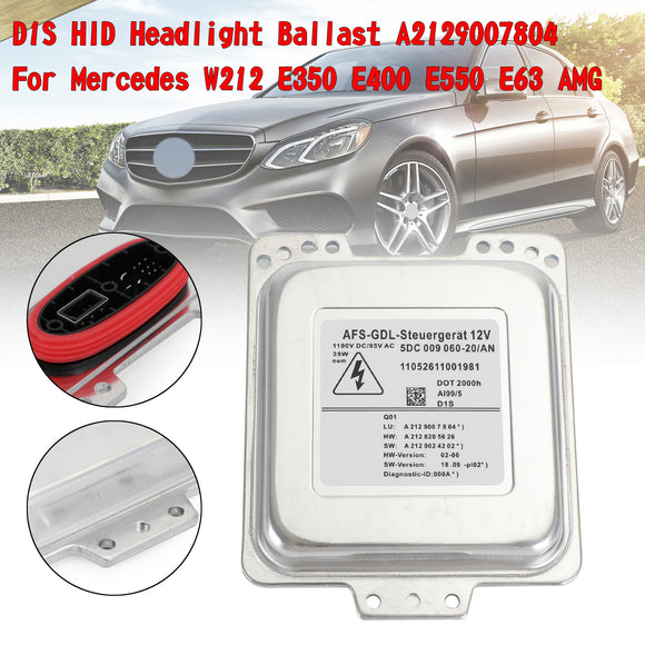 Balasto de faro HID D1S A2129007804 para Mercedes W212 E350 E400 E550 E63 AMG