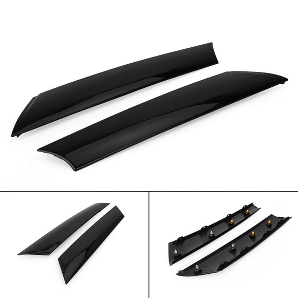 2x Front A Pillar Black Windshield Post Trims 51137272583/84 For Mini R55 R56 2005-2015