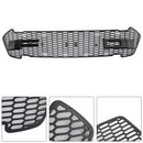 Matte Black Front Bumper Grill Grille Fit Ford Ranger 2015-2019 T7 W/LED-5