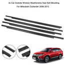 Mitsubishi Outlander 2006-2012 4x auton ikkunan tiivistehihna 5727A007 5727A008-3