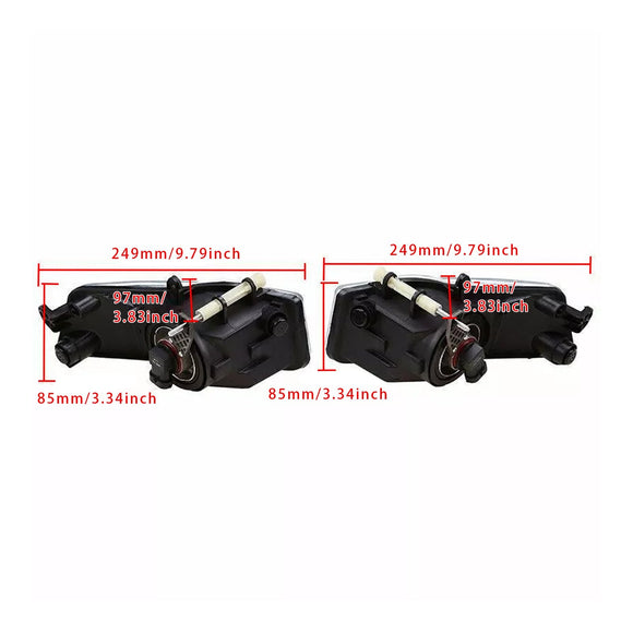 2009-2011 Audi A6 C6 Paire de feux antibrouillard pour pare-chocs avant 4F0941699A 4F0941700A générique