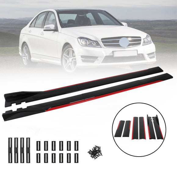 78,7 Universal-Seitenschwellerverlängerungen, Rocker-Panel-Splitter, Lippe aus Polypropylen
