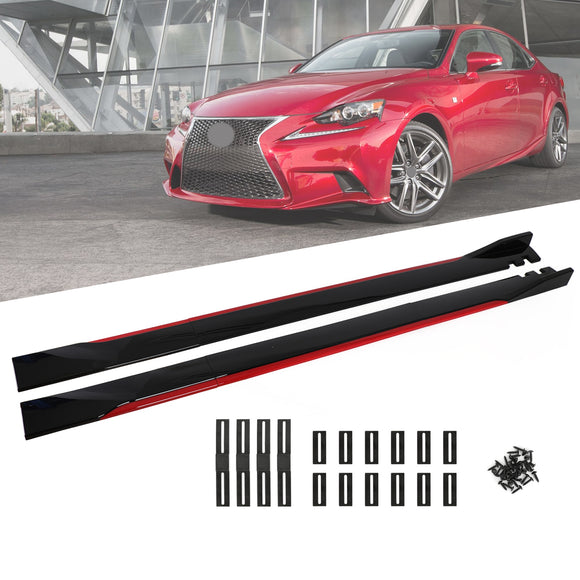 78,7 Universal-Seitenschwellerverlängerungen, Rocker-Panel-Splitter, Lippe aus Polypropylen