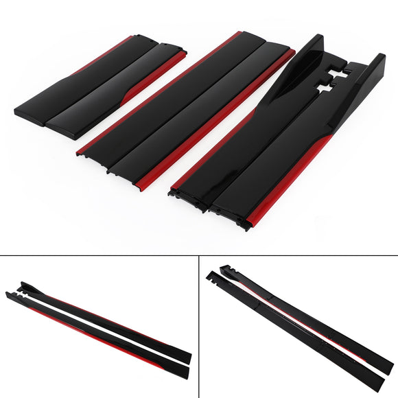 78,7 Universal-Seitenschwellerverlängerungen, Rocker-Panel-Splitter, Lippe aus Polypropylen