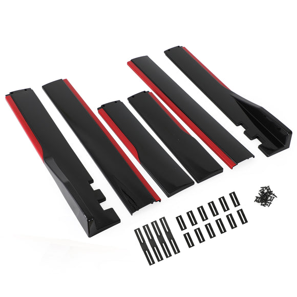 78,7 Universal-Seitenschwellerverlängerungen, Rocker-Panel-Splitter, Lippe aus Polypropylen