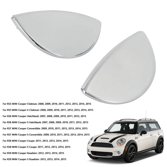 Cubierta con lavaparabrisas cromada izquierda + derecha 61672752559/60 para Mini Cooper 08-2014