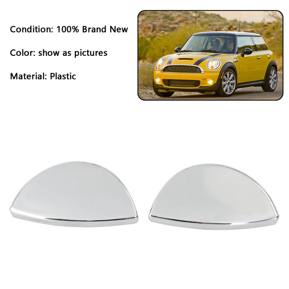 Cubierta con lavaparabrisas cromada izquierda + derecha 61672752559/60 para Mini Cooper 08-2014