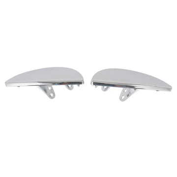 Chrome Left+ Right Headlight Washer Cover 61672752559/60 For Mini Cooper 2008-2014 - 0