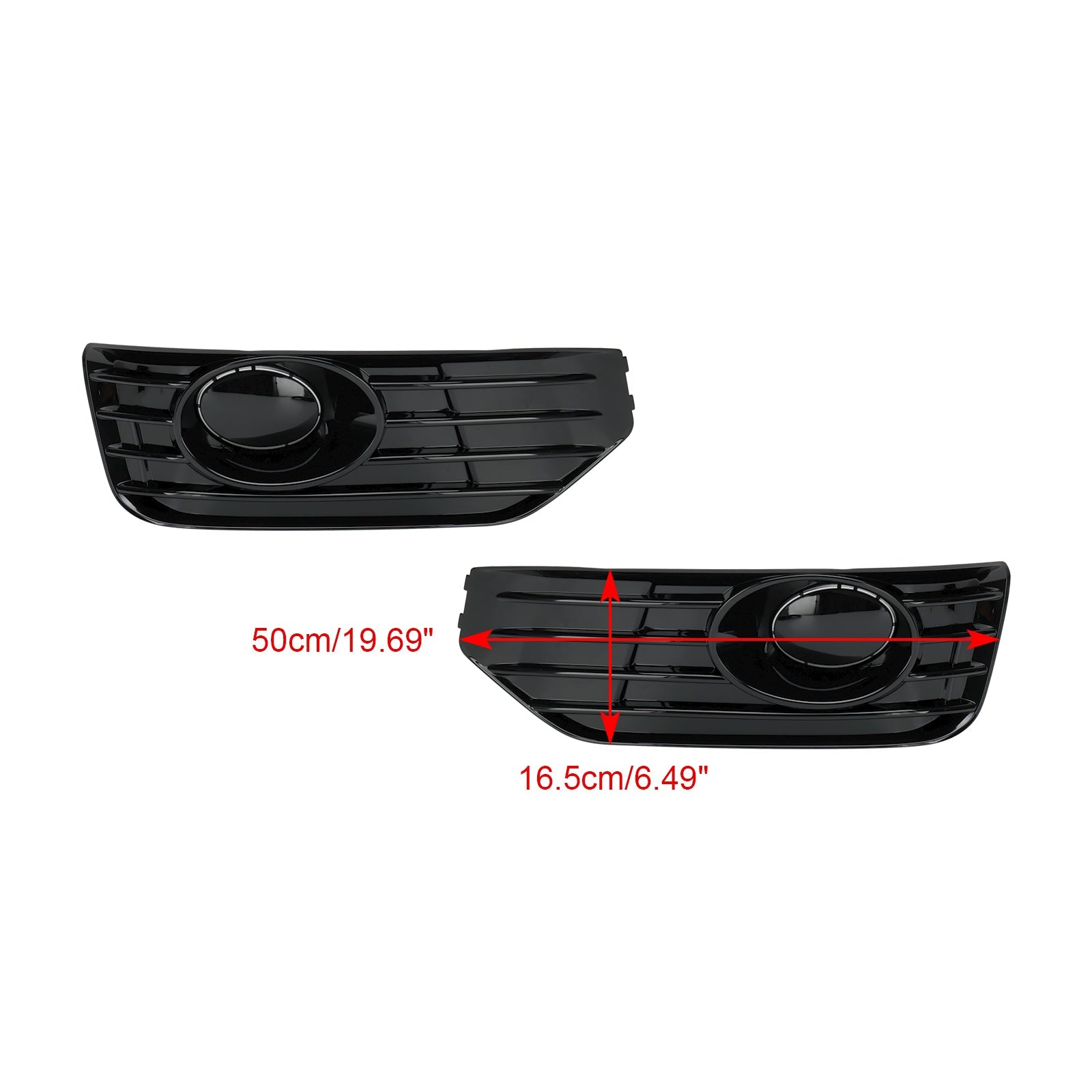 Volkswagen 2010-2015 Transporter Caravelle T5 T5.1 S-Line Fog Lamp Light Cover Insert S-line Grill - 0