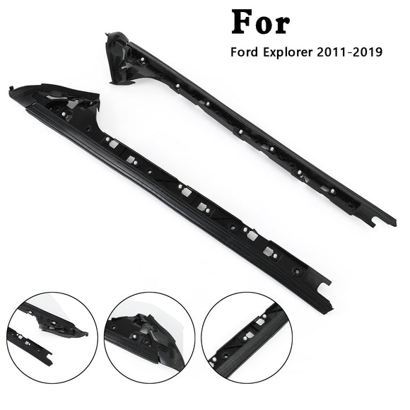LH+RH Windshield Inner Trim Pillar Molding For Ford Explorer 2011-2019