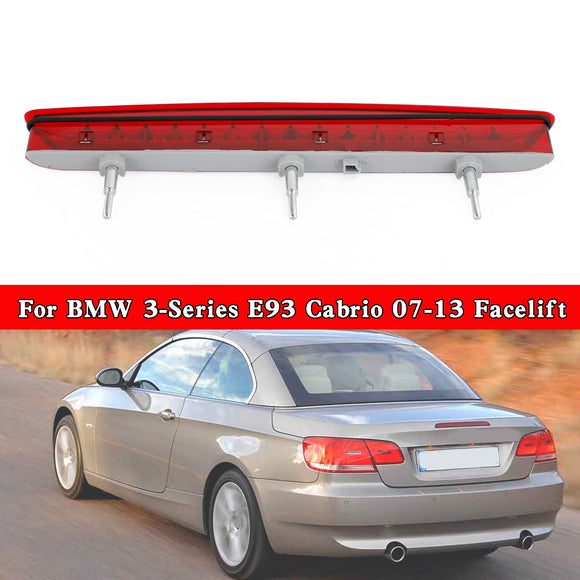 Rear 3rd Third Stop Light 63257162309 For BMW 3-Series E93 Cabrio 07-13 Facelift